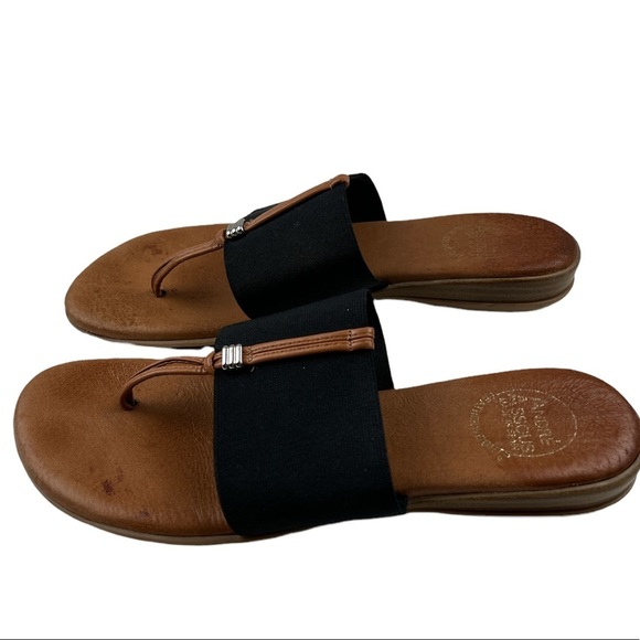 Andre Assous Nice Featherweights Black Size 8 - Picture 3 of 9